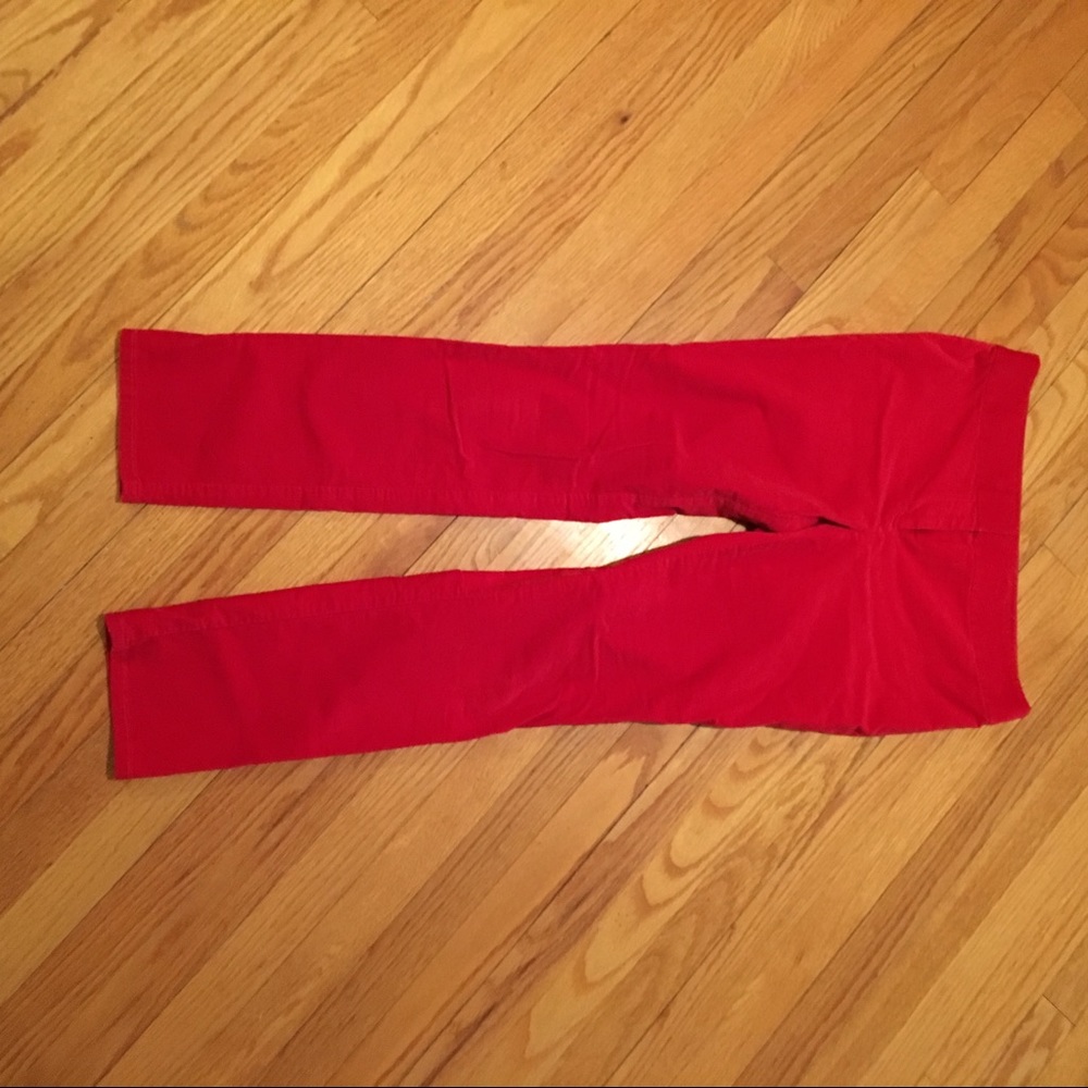 Velour vermillion H&M pants